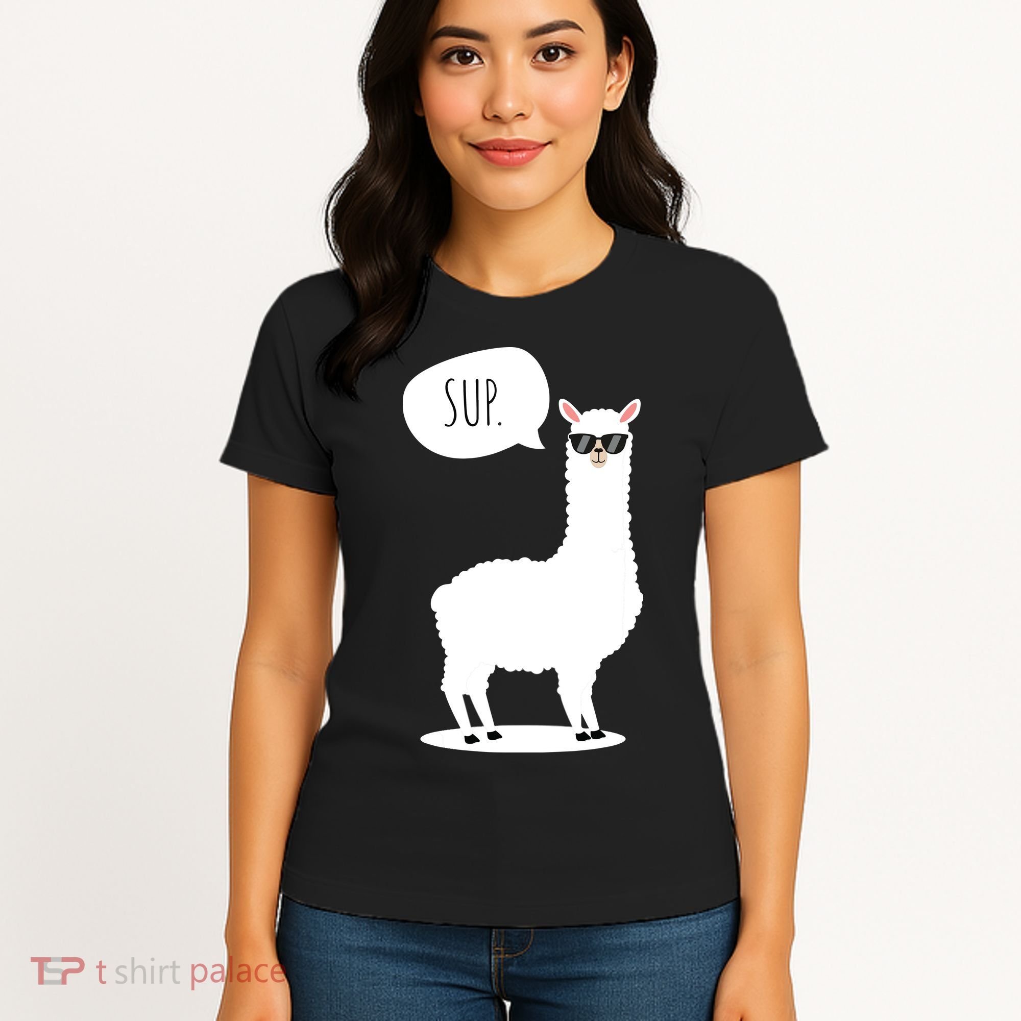 Sup No Drama Llama Alpaca Women's T-Shirt