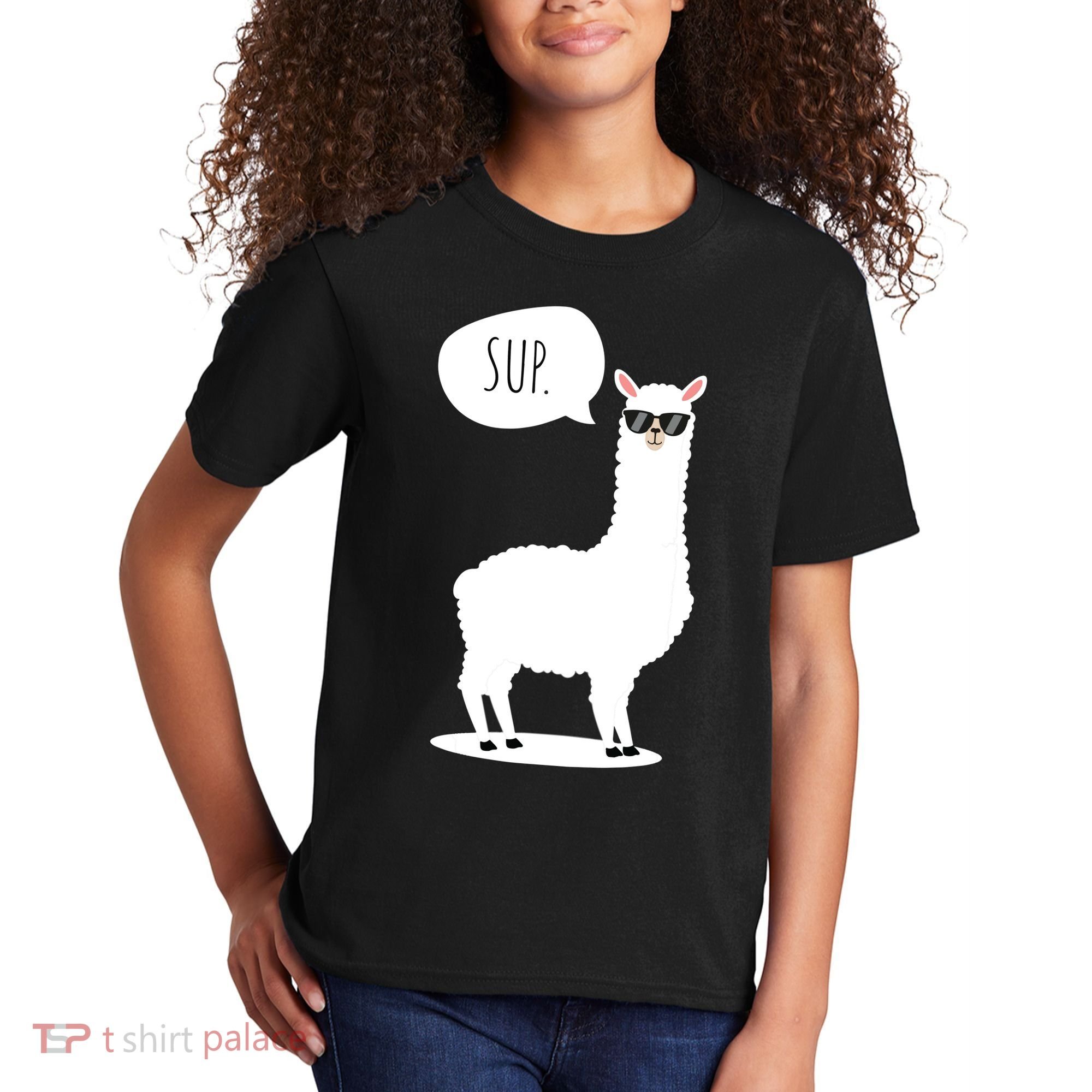 Sup No Drama Llama Alpaca Kids T-Shirt