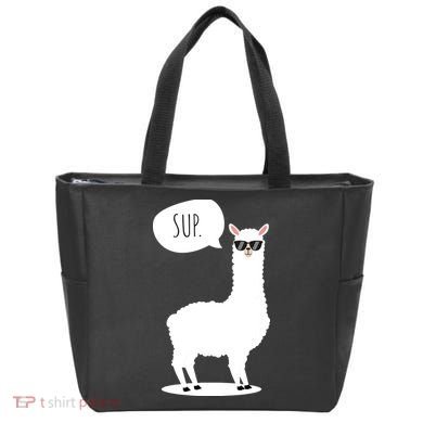 Sup No Drama Llama Alpaca Tote Bag