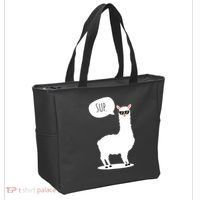 Sup No Drama Llama Alpaca Tote Bag thumb 2