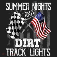 Summer Nights Dirt Track Lights Racing Motocross Gift Tumbler thumb 3