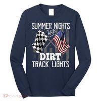 Summer Nights Dirt Track Lights Racing Motocross Gift Long Sleeve Shirt thumb 0