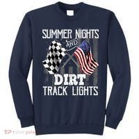 Summer Nights Dirt Track Lights Racing Motocross Gift Sweatshirt thumb 0