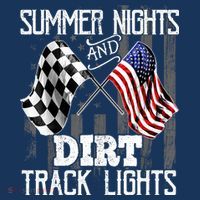Summer Nights Dirt Track Lights Racing Motocross Gift Women's Hoodie thumb 2