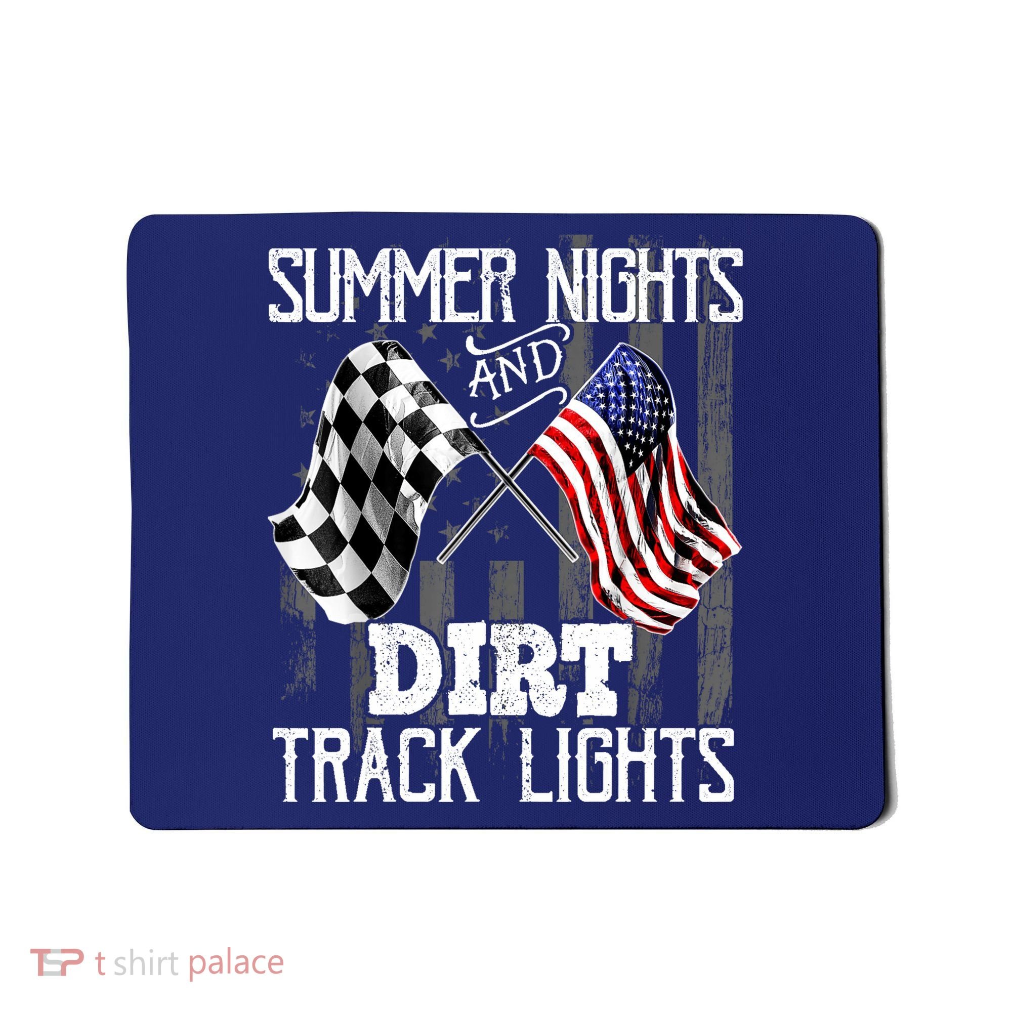 Summer Nights Dirt Track Lights Racing Motocross Gift Mousepad