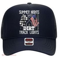 Summer Nights Dirt Track Lights Racing Motocross Gift Hat thumb 0