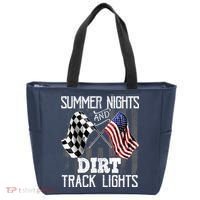 Summer Nights Dirt Track Lights Racing Motocross Gift Tote Bag thumb 0