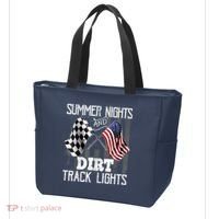 Summer Nights Dirt Track Lights Racing Motocross Gift Tote Bag thumb 3