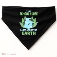School Nurse Earth Day School Classroom USA-Made Doggie Bandana thumb 0