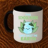 School Nurse Earth Day School Classroom Coffee Mug thumb 2