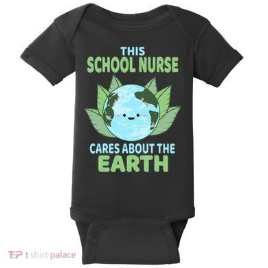 School Nurse Earth Day School Classroom Baby Bodysuit