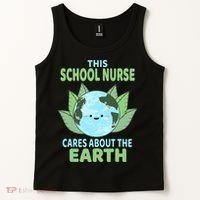 School Nurse Earth Day School Classroom Tank Top thumb 2