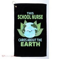 School Nurse Earth Day School Classroom Golf Towel thumb 0