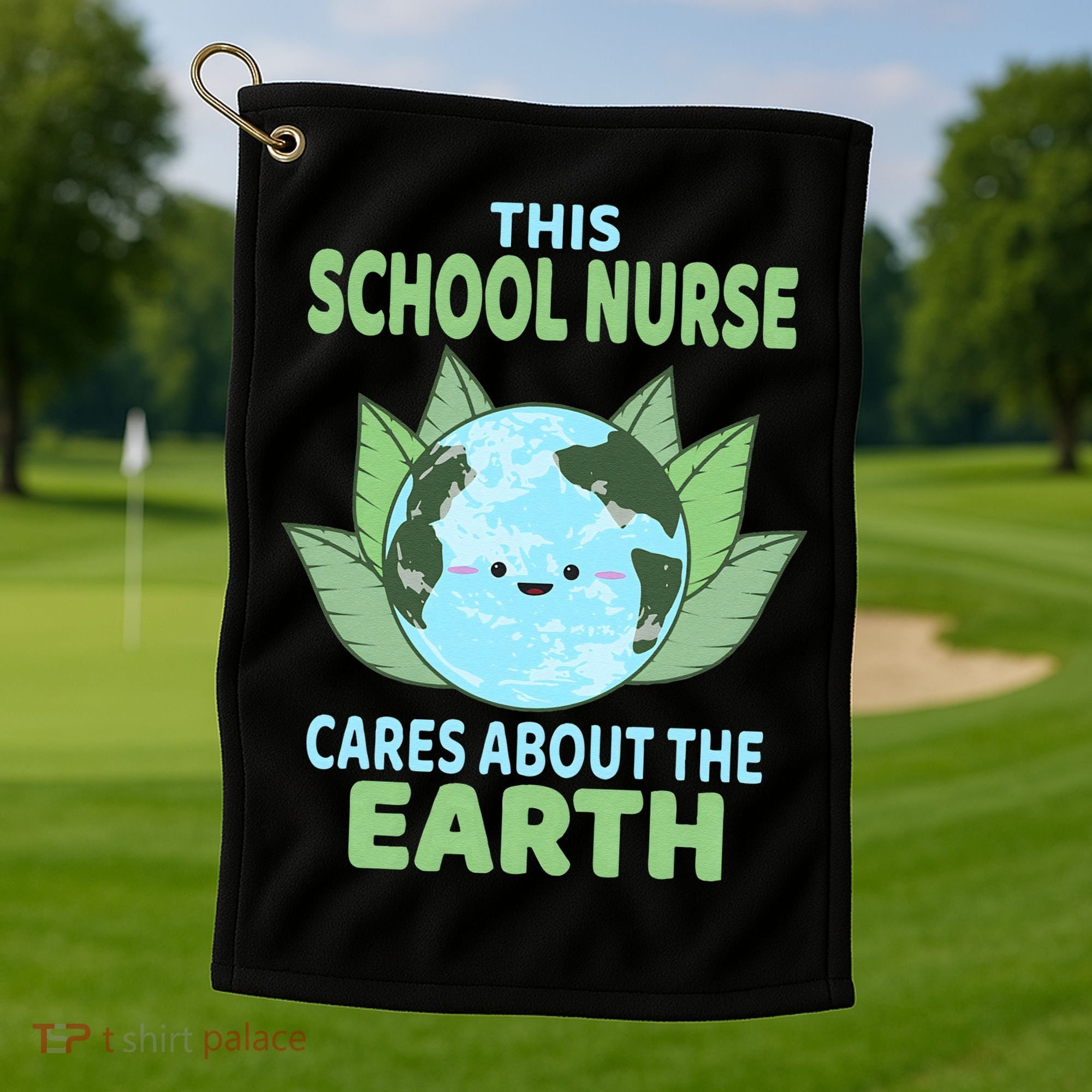 School Nurse Earth Day School Classroom Golf Towel