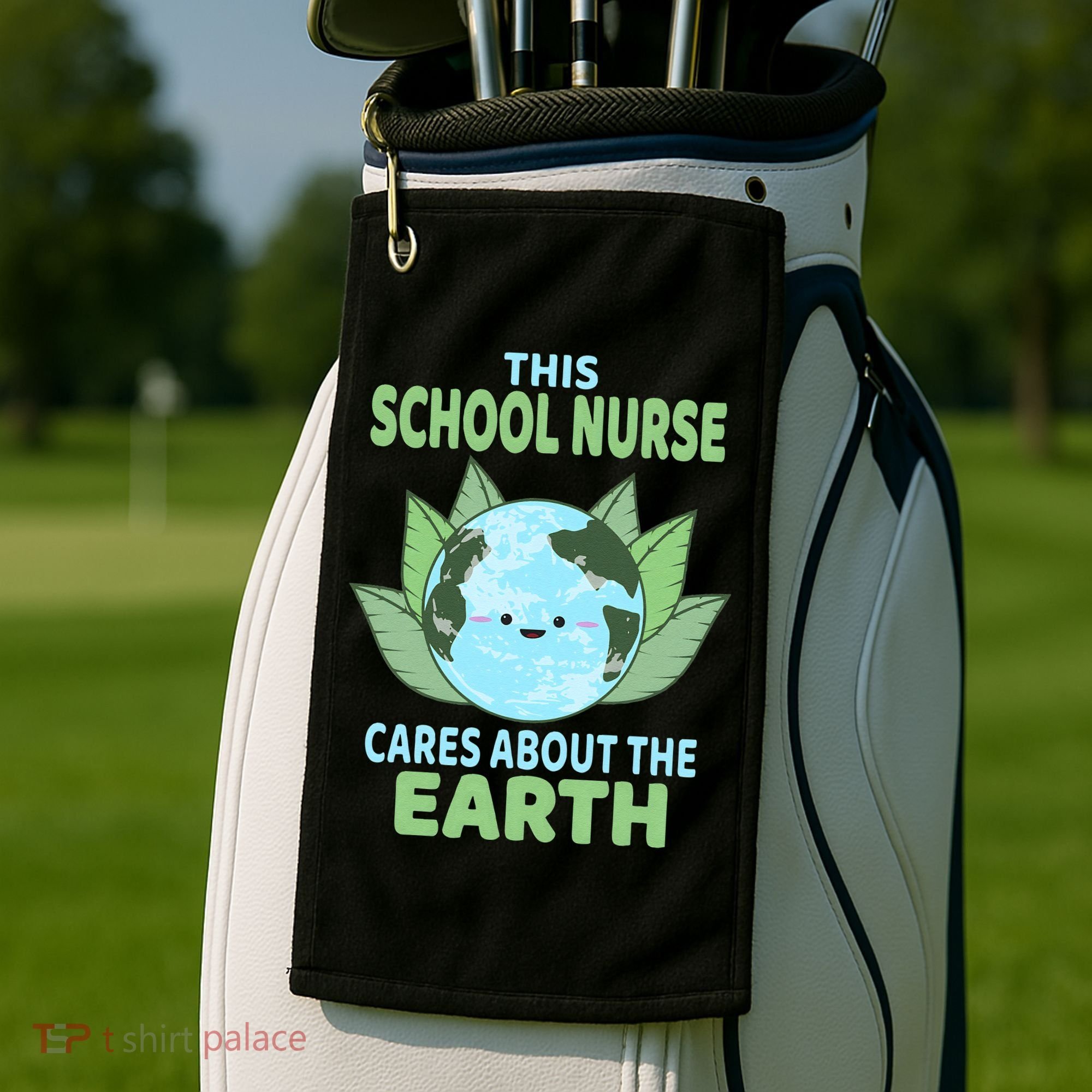 School Nurse Earth Day School Classroom Golf Towel