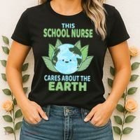 School Nurse Earth Day School Classroom Women's T-Shirt thumb 2