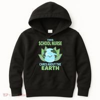 School Nurse Earth Day School Classroom Kids Hoodie thumb 0