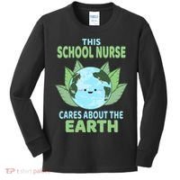 School Nurse Earth Day School Classroom Kids Long Sleeve Shirt thumb 0