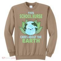 School Nurse Earth Day School Classroom Sweatshirt thumb 0