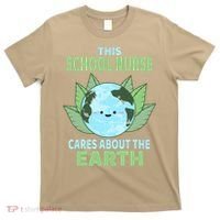 School Nurse Earth Day School Classroom T-Shirt thumb 0