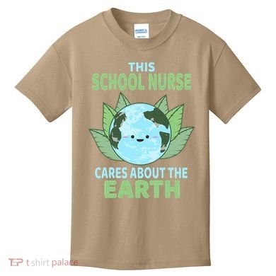 School Nurse Earth Day School Classroom Kids T-Shirt