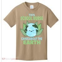 School Nurse Earth Day School Classroom Kids T-Shirt thumb 0