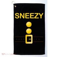 Sneezy Dwarf Costume Golf Towel thumb 0