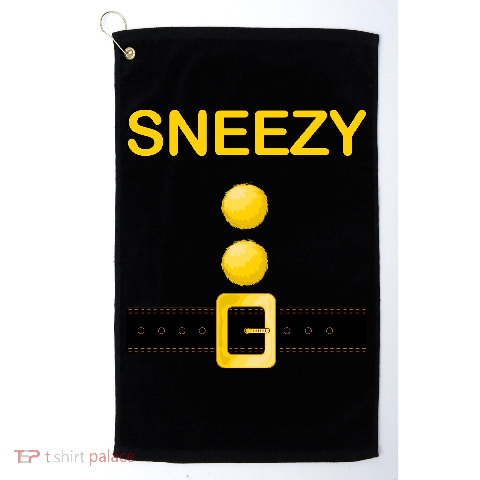 Sneezy Dwarf Costume Golf Towel