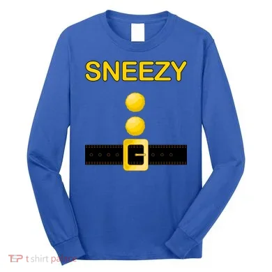 Sneezy Dwarf Costume Long Sleeve Shirt
