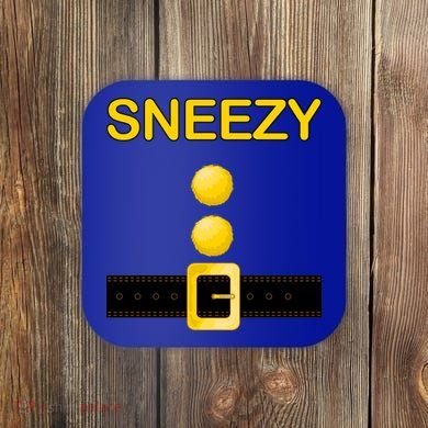 Sneezy Dwarf Costume Coaster