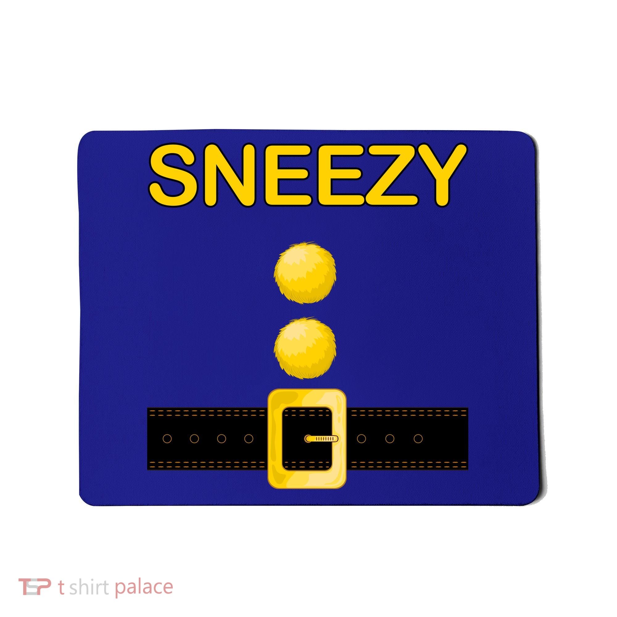 Sneezy Dwarf Costume Mousepad