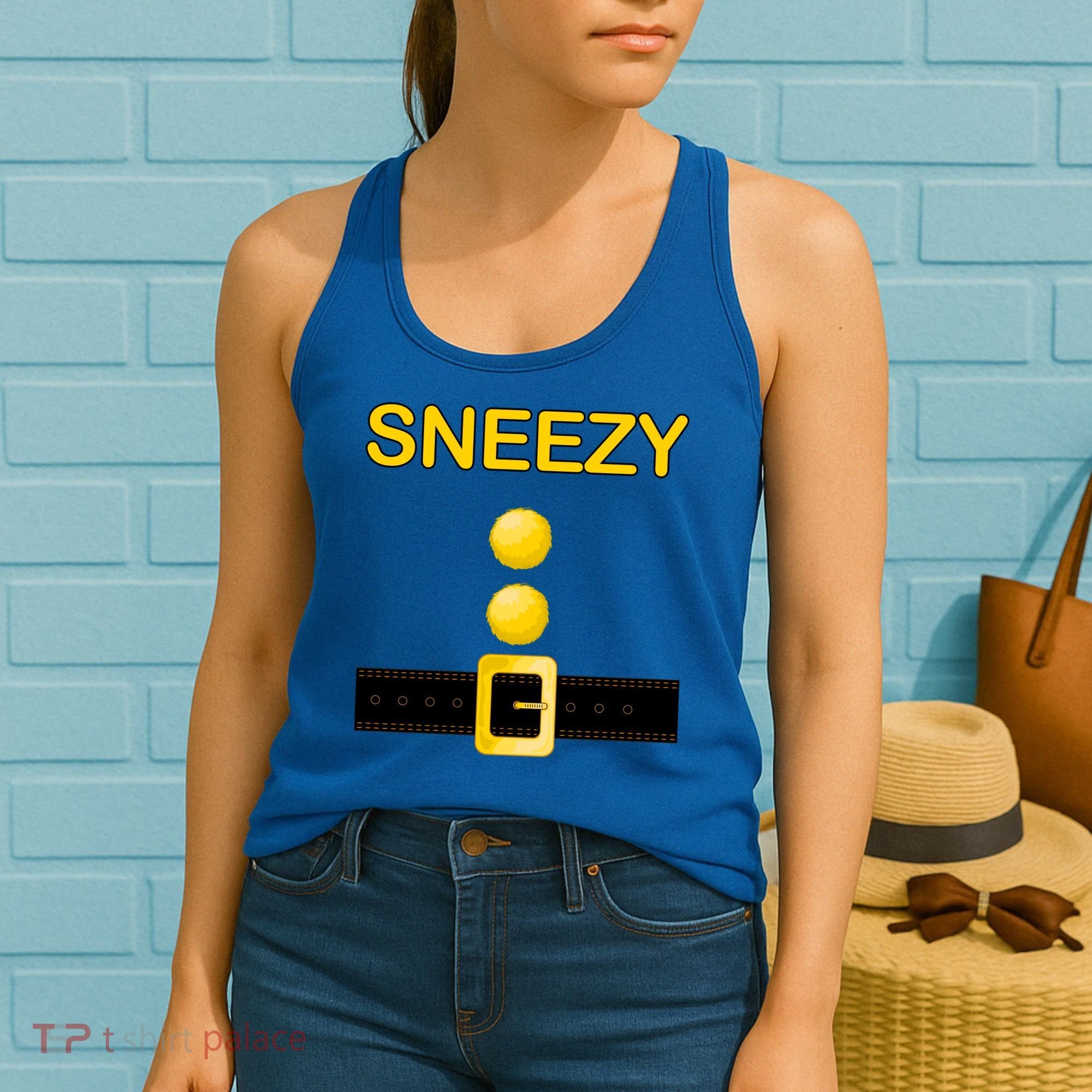 Sneezy Dwarf Costume Women's Tank Top