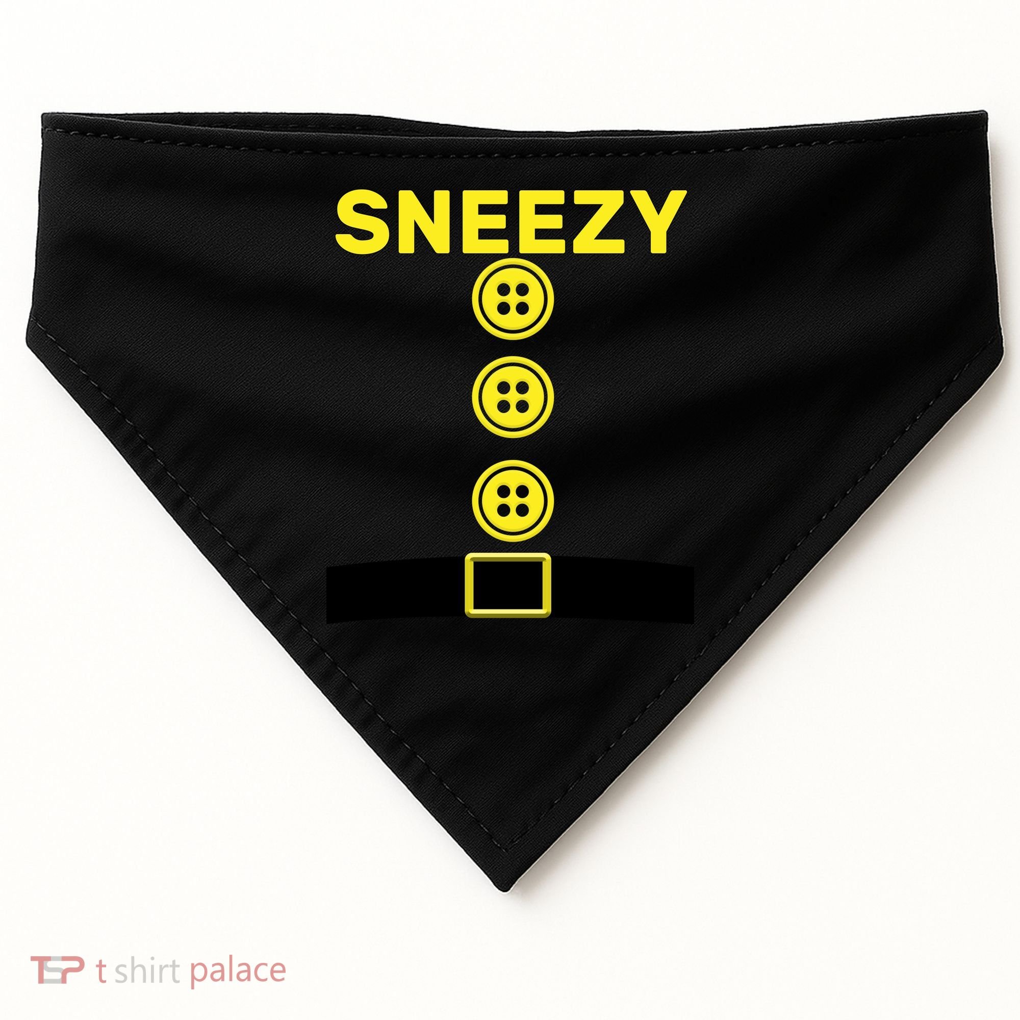 Sneezy Dwarf Halloween Costume USA-Made Doggie Bandana