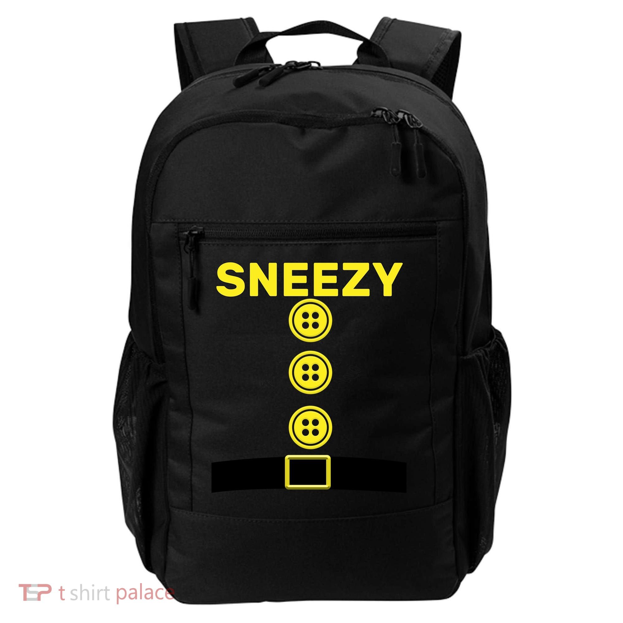 Sneezy Dwarf Halloween Costume Backpack