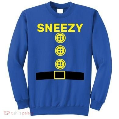 Sneezy Dwarf Halloween Costume Sweatshirt