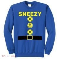 Sneezy Dwarf Halloween Costume Sweatshirt thumb 0