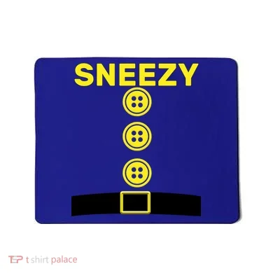 Sneezy Dwarf Halloween Costume Mousepad