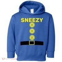 Sneezy Dwarf Halloween Costume Toddler Hoodie thumb 0