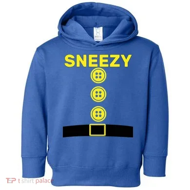Sneezy Dwarf Halloween Costume Toddler Hoodie