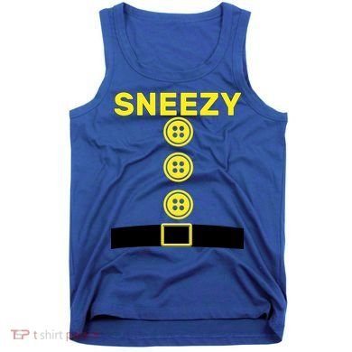 Sneezy Dwarf Halloween Costume Tank Top