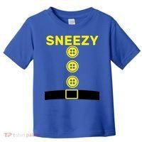 Sneezy Dwarf Halloween Costume Toddler T-Shirt thumb 0
