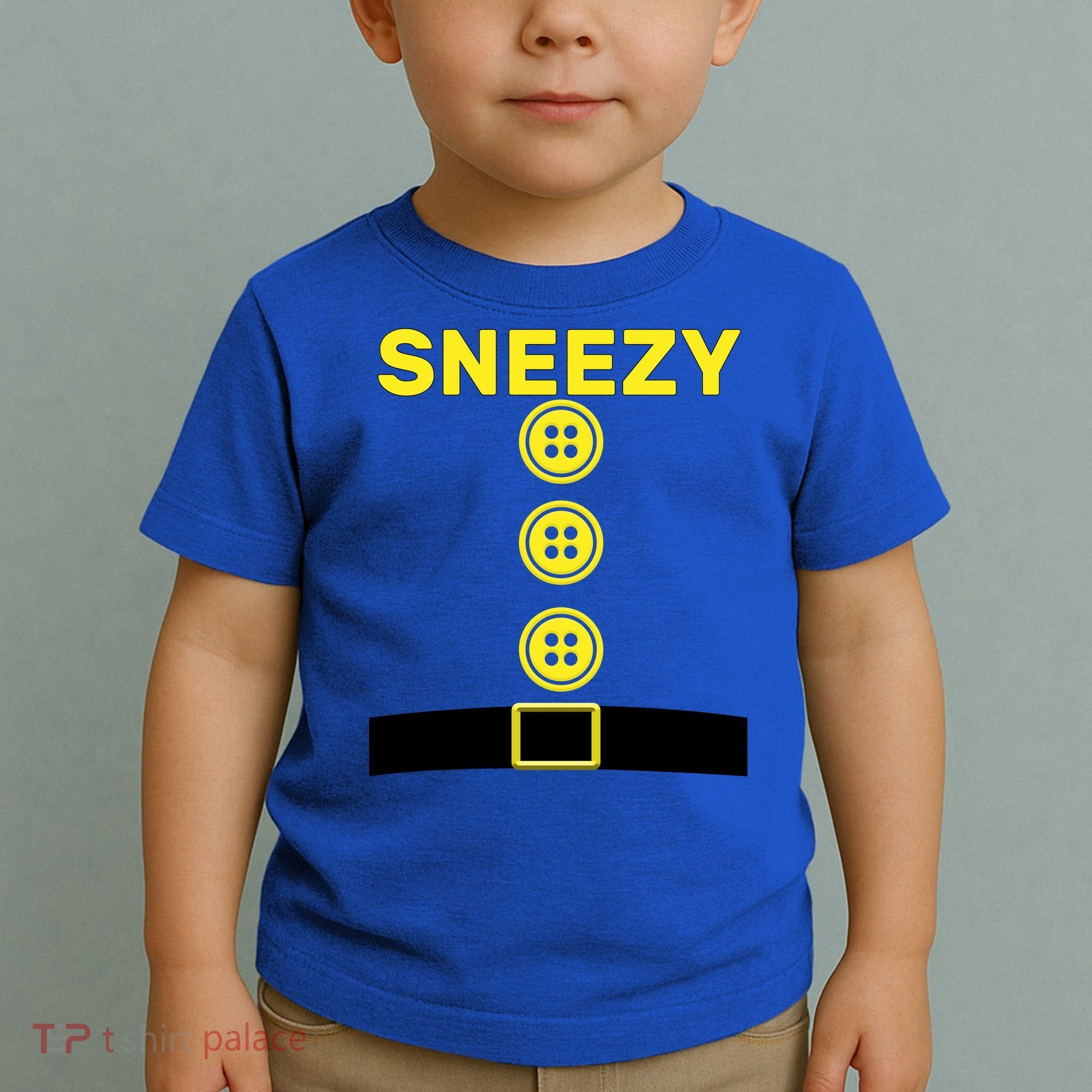 Sneezy Dwarf Halloween Costume Toddler T-Shirt
