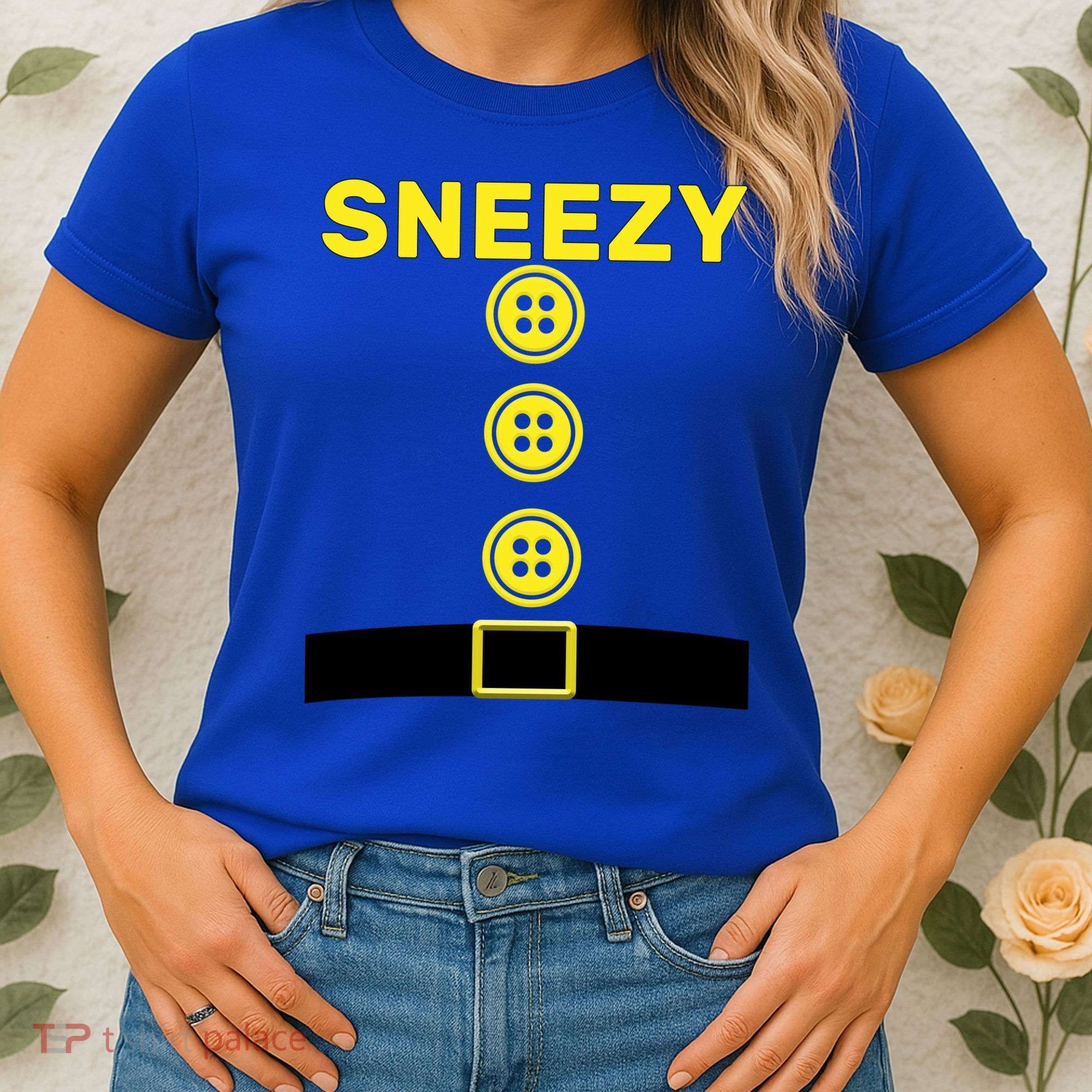 Sneezy Dwarf Halloween Costume Women's T-Shirt