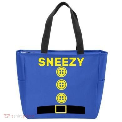 Sneezy Dwarf Halloween Costume Tote Bag