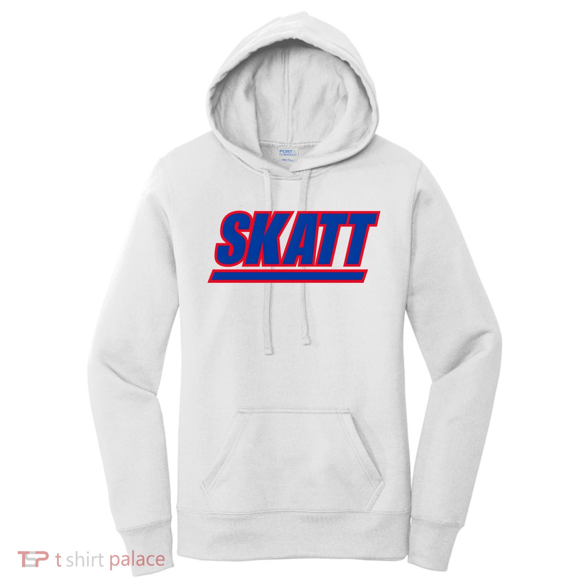 Skatt NY Football New York Fan Gear Women's Hoodie