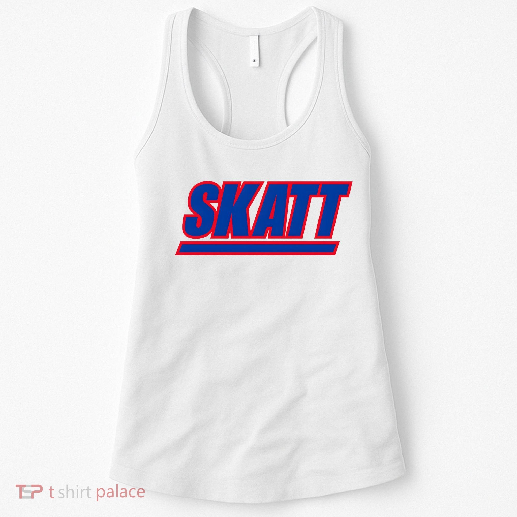 Skatt NY Football New York Fan Gear Women's Tank Top