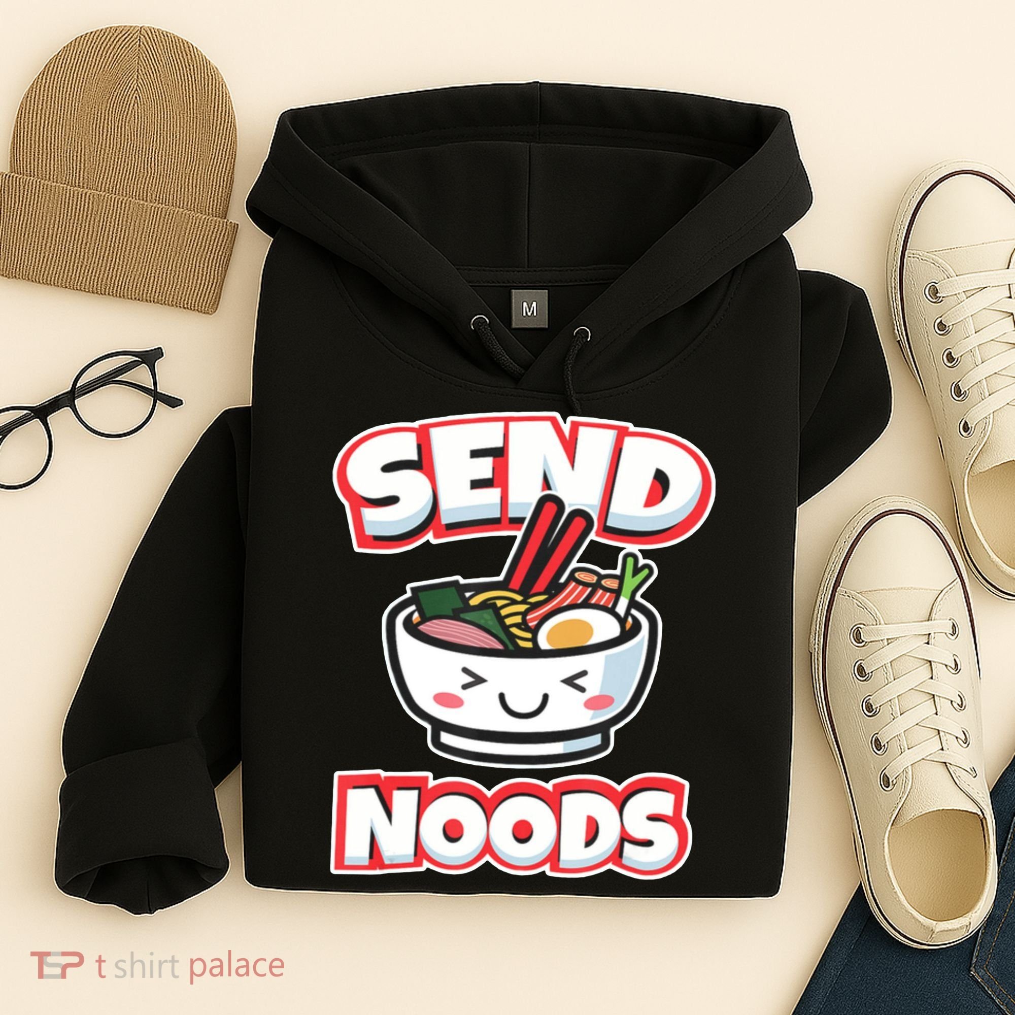 Send Noods Funny Japan Ramen Gift Hoodie