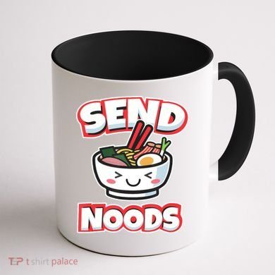 Send Noods Funny Japan Ramen Gift Coffee Mug back
