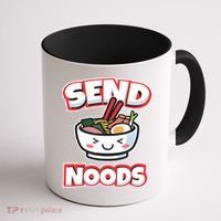 Send Noods Funny Japan Ramen Gift Coffee Mug thumb 1