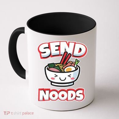 Send Noods Funny Japan Ramen Gift Coffee Mug